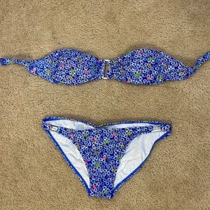 Old Navy Bathing Suit - Bikini Strapless Top and Bottoms | Medium